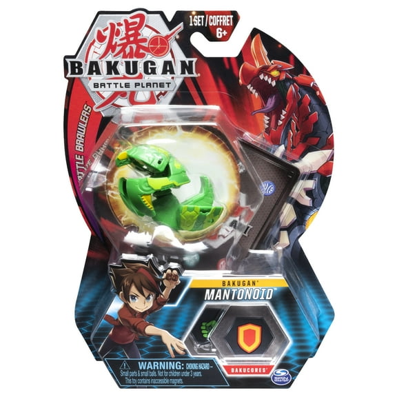 Bakugan, Mantonoid, 2-inch Tall Collectible Action Figure and Trading Card, for Ages 6 and Up