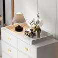 thumbnail image 4 of KULAGAGA 6 Drawer Dresser Changing Table Dresser for Nursery Bedroom White, 4 of 7