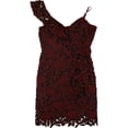 thumbnail image 1 of GUESS Womens Teegan Cocktail Dress, Red, X-Small, 1 of 1