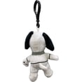 thumbnail image 2 of JINX Snoopy in Space Snoopy in White Astronaut Suit Clipsters Toy, 4-in Plush Hangers from Apple TV+ Series for Fans Ages 3+, 2 of 2