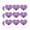 Clear, variant on Adventure Time Lumpy Space Princess Heart Shaped Planner Calendar Scrapbook Craft Stickers