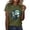 Army Green, variant on Womens T Shirts, Women Wolf Print T-Shirt Unisex Animal Wolves Short Sleeve Tee Sky Blue XL