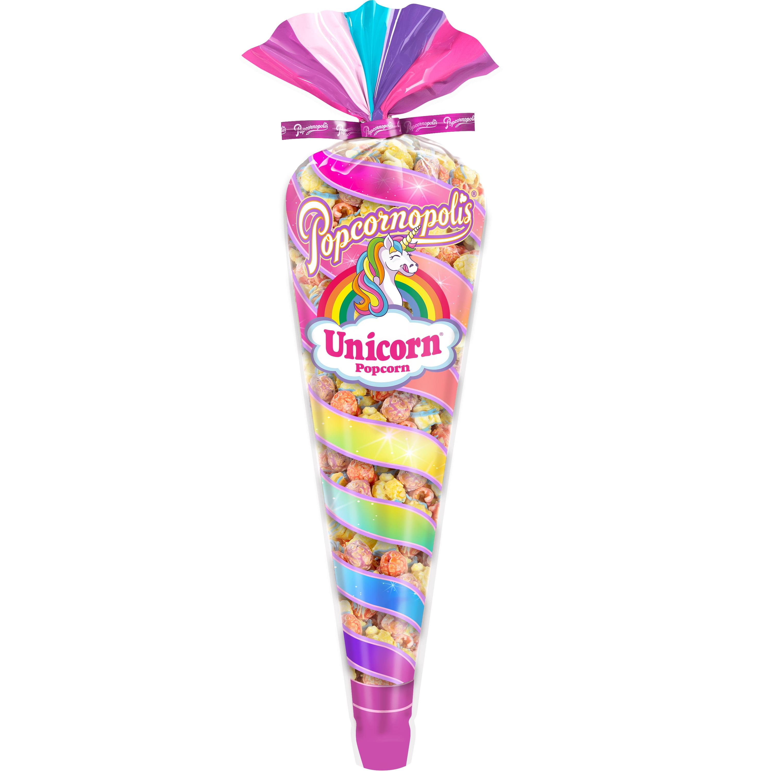 Popcornopolis Unicorn Popcorn, 10 Oz. Gift Cone - Walmart.com