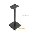 thumbnail image 2 of MERRYHAPY 1Pcs Headset Holder Black Color For Headphones Storage In Home Use Various Settings, 2 of 7