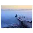 thumbnail image 2 of Abandoned Pier into Blue Sea - Impression sur Toile Pont de Mer, 2 of 3