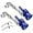 Blue, variant on 2PCS Exhaust Turbo Whistle, Loud Turbo Sound Booster Exhaust Muffler Pipe Aluminum Alloy Whistle,Car Roar Maker Turbo Sound Enhancer Whistle Simulator(XL-Black)