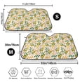 thumbnail image 3 of Haiem Lemon Car Windshield Sun Shade - Blocks UV Rays Sun Visor Protector, Sunshade to Keep Your Vehicle Cool, Universal Fit SUV Van Sedan-Medium, 3 of 7