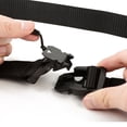 thumbnail image 6 of Men's Quick Release Belt Nylon Breathable Waist Belt for Outdoor Hiking Webbing Wear Lightweight Camping Belts, 6 of 8