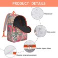 thumbnail image 4 of Boho Functional Paisley Backpack, Answers the Demand for a School Bag that Holds a Laptop, A Gift That Prioritizes Both Needs and Wants, 4 of 5