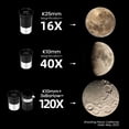 thumbnail image 5 of Tuword Telescope for Beginners,70mm Aperture 400mm AZ Mount Photography Tripod 17.9-47.6In, 5 of 19
