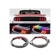 thumbnail image 4 of Colored Carbon Fiber Tail Light LED Tail Light High Mounted Stop Light TricolorColor, 4 of 4