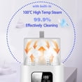 thumbnail image 5 of FVLOENG Baby Bottle Warmer,Fast Milk Warmer for Breastmilk,Accurate Temp Control,48H Thermostat,Portable Bottle Warmers,Fits 4 Bottles,Milk Warmer with Thaw,Sterilizing,Heat Food with Remote Control, 5 of 9
