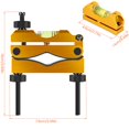 thumbnail image 4 of MesaSe PENGXAING Scope Leveling Kit Aluminium Alloy High Precision Bubble Leveling Tool Crosshair Alignment Level Tool  Leveling Tool for Optical Equipment Maintenance, 4 of 10