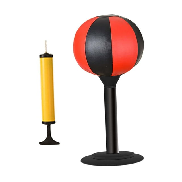 Saco de Boxeo de Escritorio, Speedball, Entrenamiento, Reacción, Escritorio, Balón de Boxeo con Ventosa para Mesa, para Practicar Deportes Y Fitness