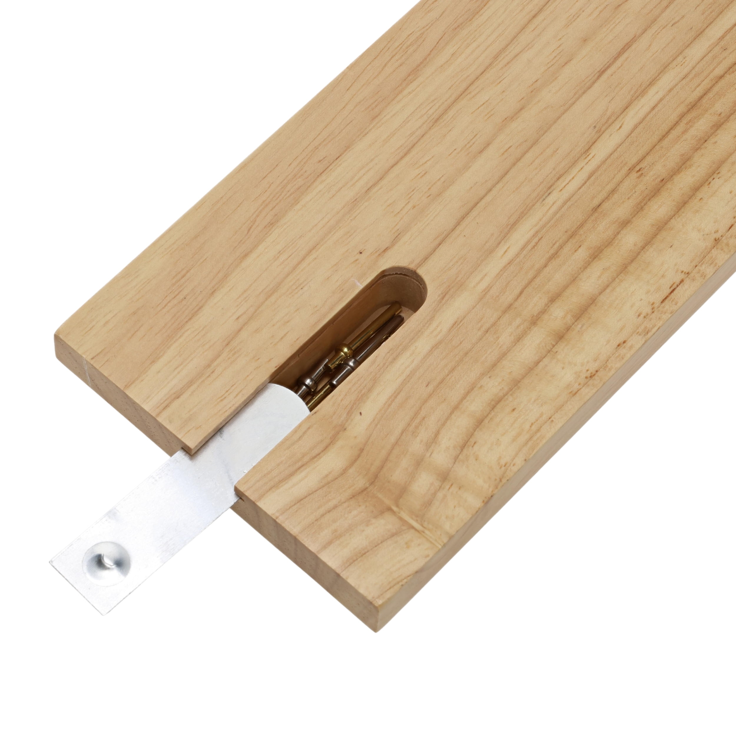 WE Games Classic Cribbage Set - Solid Wood 2 Track Board - Metal Pegs