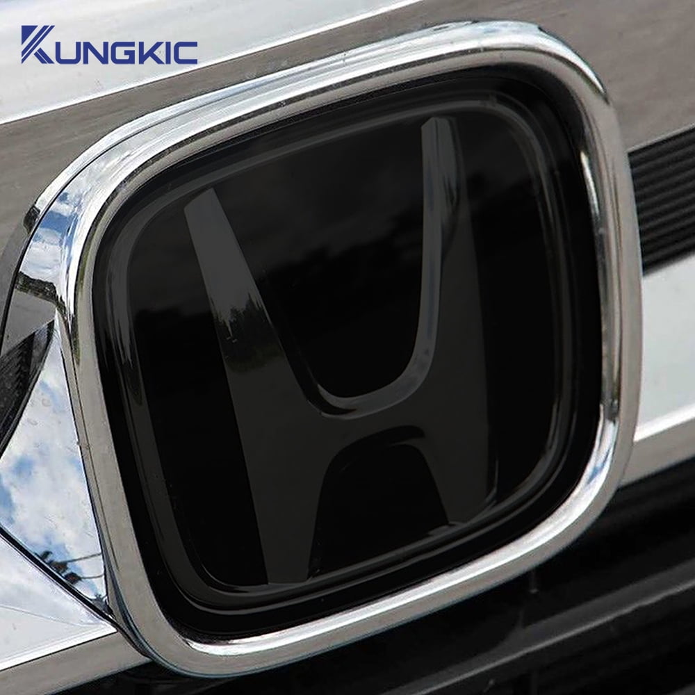 For 2019 2020 2021 2022 Honda Pilot Universal Car Logo TPU Black Smoke Film Auto Exterior Accessory, 1pcs
