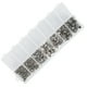 thumbnail image 4 of 260 piezas de cuentas espaciadoras cuentas espaciadoras de metal y plata cuentas de joyería espaciadores de metal para hacer joyas pulseras collares accesorios de joyería ANGGREK Otros, 4 of 8