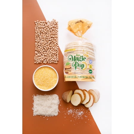 Kim s Magic Pop Freshly Popped Rice Cakes | Keto  Vegan | Chickpea | 12 Bags | 15 Cakes per Bag | Low Carb  Sugar Free  Fat Free  Natural  Multigrain Korean Snack