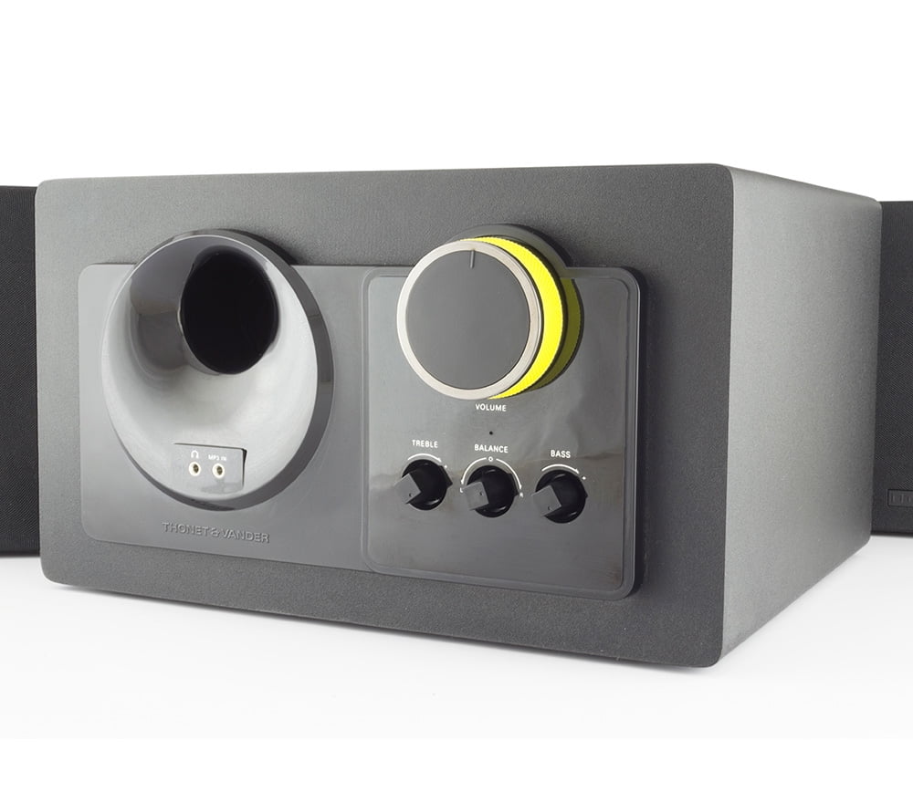 Thonet and Vander Grub Bluetooth Gaming Speakers, 2.1 System, 240 Watts  Designed in a 50s Retro look