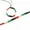 Type 2, variant on 2X Multi-colored Rasta Friendship Bracelet Ethnic Wristband Bracelet Braided-Type 5
