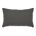 thumbnail image 3 of VHC Brands 9.5” x 14” Indoor/Outdoor Farmhouse Relax Cotton Decorative Pillows, Steel Grey, 3 of 3