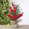 thumbnail image 2 of 10PCS simulación de bayas ramo de adornos artificiales manualidades para banquetes de Navidad, 2 of 7