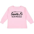 thumbnail image 3 of Inktastic From Santa Fe New Mexico in Black Distressed Text Boys or Girls Long Sleeve Toddler T-Shirt, 3 of 5