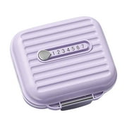 Tyidzon Portable Pill Case Sealed Against Moistures 7 Compartment Pill Organizer for Medication, Vitamins, Fish Oil, Supplements