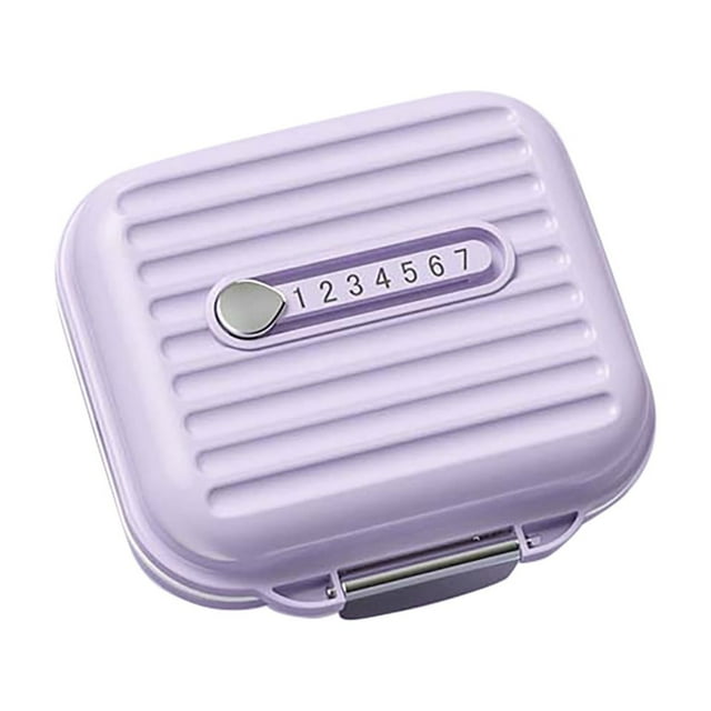 Meitianfacai Boîte de Médicaments Portable Petit Distributeur Trois Repas par Jour Mini Boîte de Rappel de Médicaments Sept Jours par Semaine