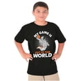 thumbnail image 5 of Basketball Game is out of this World Crewneck T Shirts Boy Girl Teen Brisco Brands X, 5 of 6