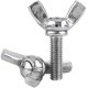 thumbnail image 4 of 25pcs Wing Nut M6 *25mm Thumb Screw with Metric Bolt 304 Stainless Steel Butterfly Wing Screw Fastener Hand Screw, 4 of 5