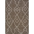 thumbnail image 3 of JONATHAN Y SANTA MONICA 5 x 8 Area Rug, Carwa Tribal Diamond Trellis - Brown/Beige, SMB128B-5, 3 of 9