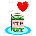 thumbnail image 3 of CafePress - Ilovepickles Drk - Women's Light Pajamas, 3 of 4