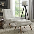 thumbnail image 4 of Modway Ramp Upholstered Fabric Lounge Chair Set in Sand, 4 of 4