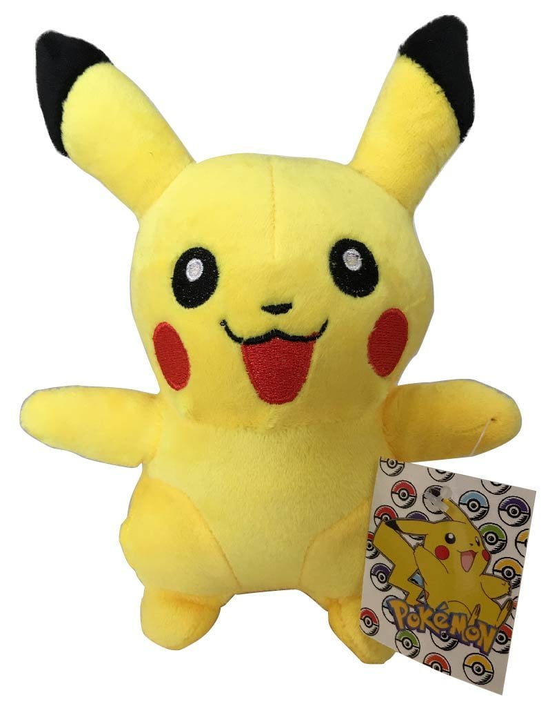 8" Pokemon Pikachu Plushie. Stuffed Pikachu Toy. Pokemon Stuffed
