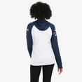 thumbnail image 2 of Ski-Doo  Womens Sno-X Zip-Up Hoodie Heavy Weight Fleece Side Pockets Dark Navy - Small 4546030416, 2 of 5