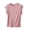 Pink, variant on Womens Crew Neck Sleeveless Tank Tops Solid Color Crop Tank Tops Lightweight Loose Fit Tunic Tops Summer Casual Going Out Tee Coffee XXL
