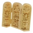 thumbnail image 3 of Buddhism Statues -Yin Statue 3 Carved Wooden For Collector, 3 of 8