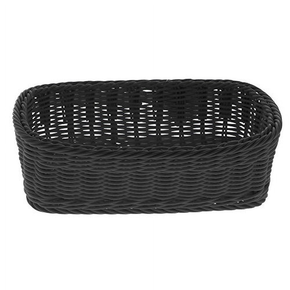 HUBERT® Black Basket - 12 3/4"L x 6 7/8"W x 4"H