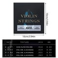 thumbnail image 5 of hejhncii Set/4pcs Copper Alloy Violin Strings Perfect for Beginners and Advanced Players Experience Rich and Vibrant Tones, 5 of 9