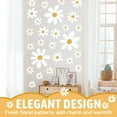 thumbnail image 4 of Daisy Wall Decal Flower Wall Sticker Cute Daisy Sticker White Flower Decal Peel and Stick Floral Wallpaper for Nursery Bedroom Home Decor 12 Sheets White, 4 of 6