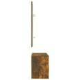 thumbnail image 5 of vidaXL Hallway Furniture Set Smoked Oak Engineered Wood, 5 of 5