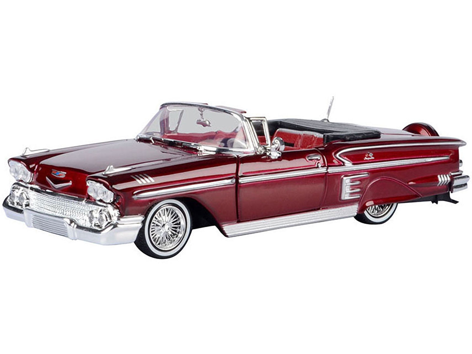 MotorMax 1958 Chevy Impala Lowrider store Vintage Cars 1:24 Diecast Cars Models