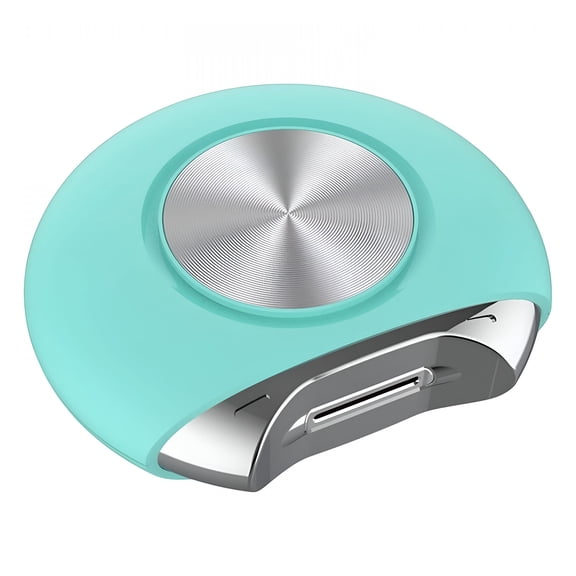 EXLEAF Electric Nail Clipper, Automatic Nail Clipper, Rechargeable Nail Clippers Set, Low Voice, Sturdy Electric Nail Clippers for Adults, Seniors, 2 in 1 Design Manicure Set(Mint Green,3.1X3.1")