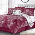 thumbnail image 2 of Spirit Linen Home Foliage Print Microfiber Comforter Set (6-Piece), 2 of 8