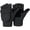 Dark Grey, variant on Winter Knitted Convertible Fingerless Gloves Wool Mittens Warm Mitten Glove for Women and Men