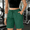 Green, variant on LJEFF Womens Plus Size Drawstring Shorts with Pockets, Comfy Casual Baggy Elastic Waist Womens Active Shorts Orange