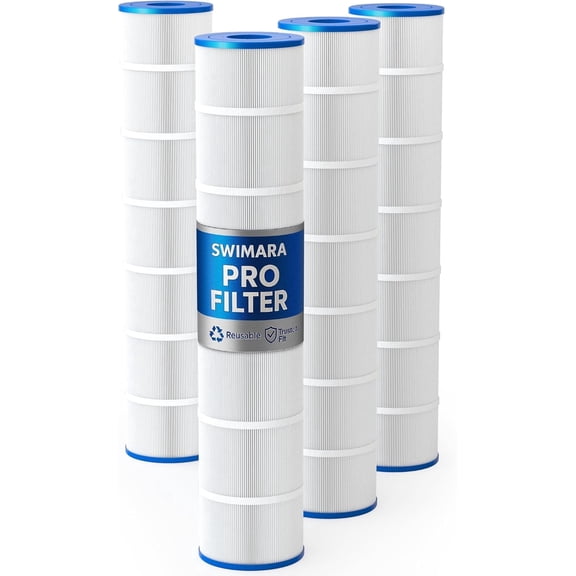 Upgraded 5oz C5520 Pool Filter Cartridges, Compatible with Hayward SwimClear C5520 and Super Star-Clear C5500, Replaces OEM CX1380RE, Pleatco PA137, 4-Pack, 548 Sq.Ft Total, Premium Media