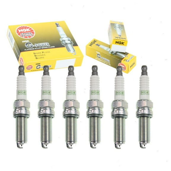 6 pc NGK G-Power Spark Plugs compatible with Genesis G80 3.8L V6 2017
