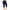 B-Blue, variant on Nausy Yoga Capri Plus Size Leggings for Women with Pockets Tummy Control High Waist Workout Yoga Pants